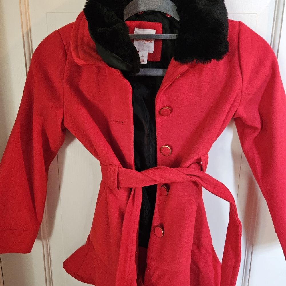 Cat & Jack Red Kids Jacket with Black Lining